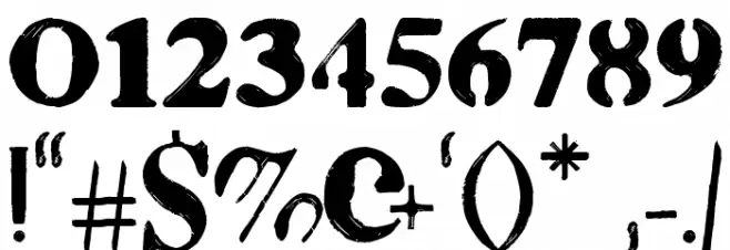 Co2 Font OTHER CHARS