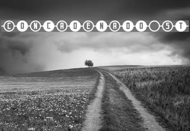 CoNcAdEnAdo St Font examples