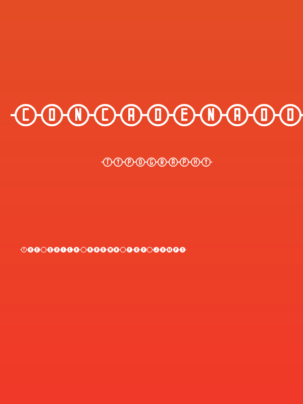 CoNcAdEnAdo St Poster