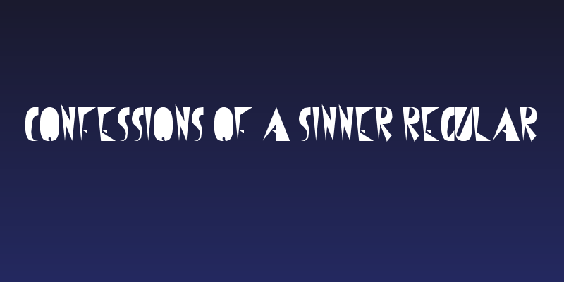 CoNfEsSiOnS oF a sInNeR Regular Social Header