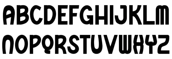 Coachelaz خط أحرف كبيرة