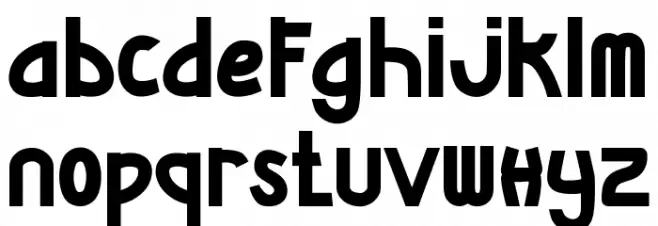 Coachelaz خط أحرف صغيرة