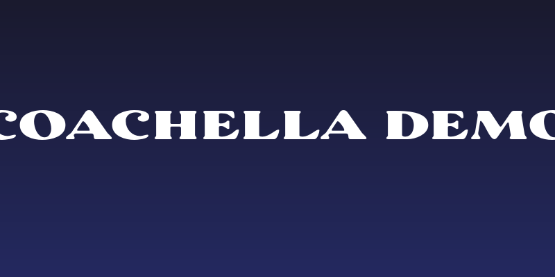 Coachella DEMO Social Header