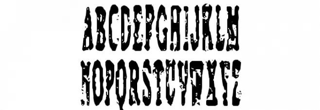 Coagulate Schriftart Groß