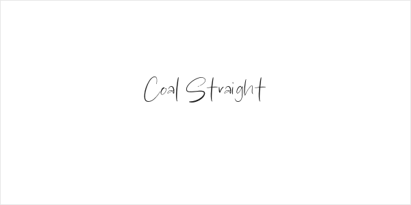 Coal Straight Logo