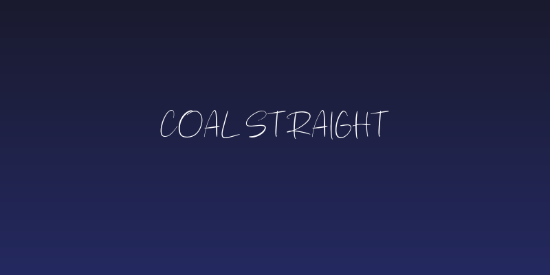 Coal Straight Social Header