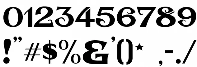 Coal Train JL Font OTHER CHARS