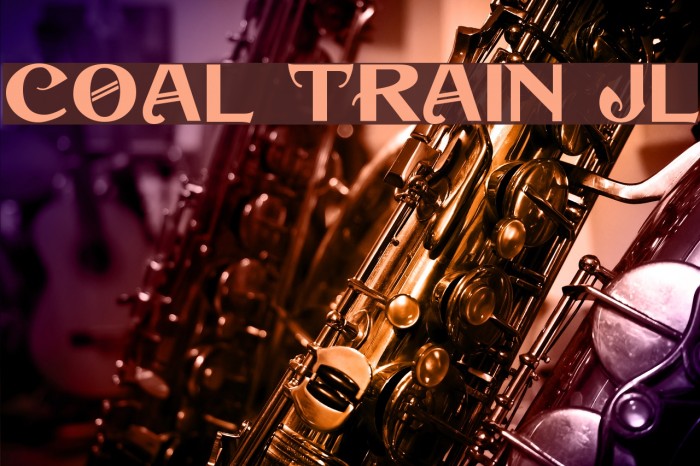 Coal Train JL Font examples