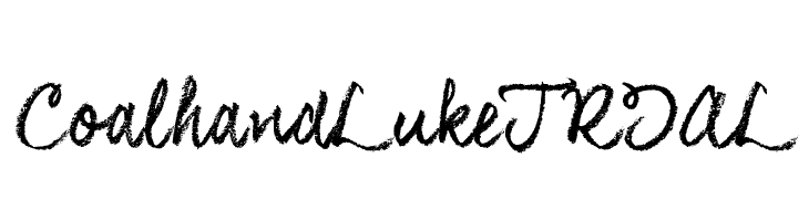 CoalhandLukeTRIAL Font