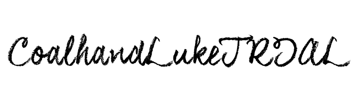 CoalhandLukeTRIAL  免费字体下载