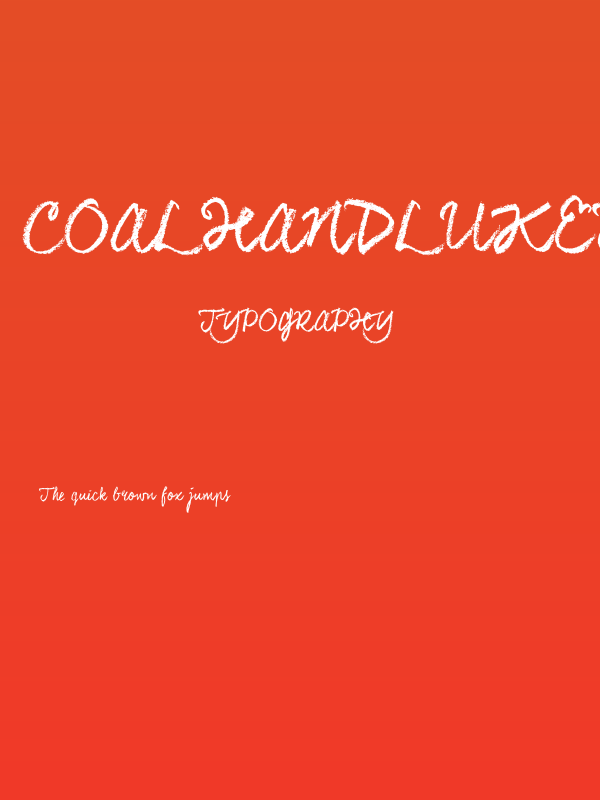 CoalhandLukeTRIAL Poster