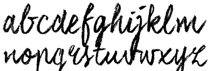 CoalhandLukeTRIAL Font LOWERCASE