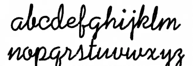 Coalpen Demo 字体 小写