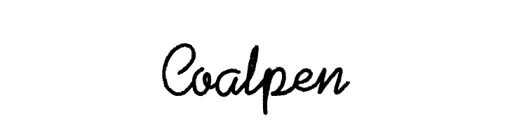Coalpen  नि: शुल्क फ़ॉन्ट्स डाउनलोड