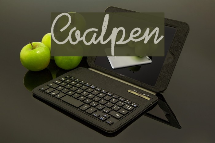 Coalpen Font examples