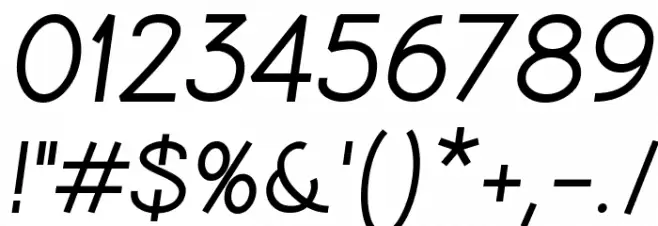 Coamei Bold-Italic Font OTHER CHARS