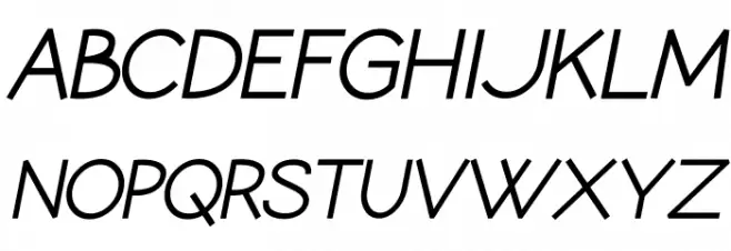 Coamei Bold Italic Font Litere mari