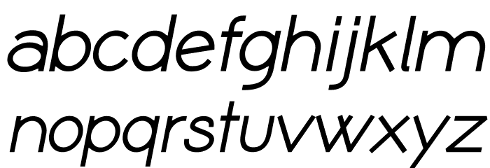 Coamei Bold Italic Font LOWERCASE