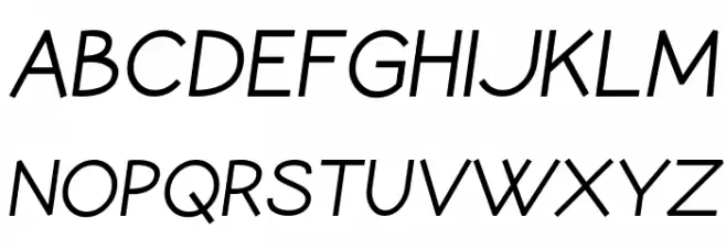 Coamei Bold-Italic 字体 大写