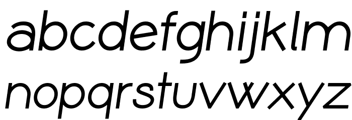 Coamei Bold-Italic Font LOWERCASE