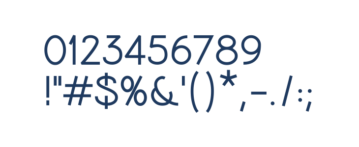 Coamei Bold Other Characters