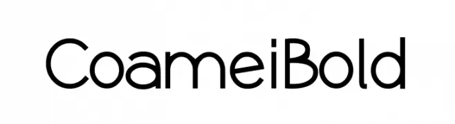 Coamei Bold  Скачать бесплатные шрифты