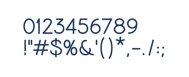 Coamei Bold Other Characters