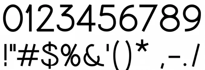 Coamei Bold Font OTHER CHARS