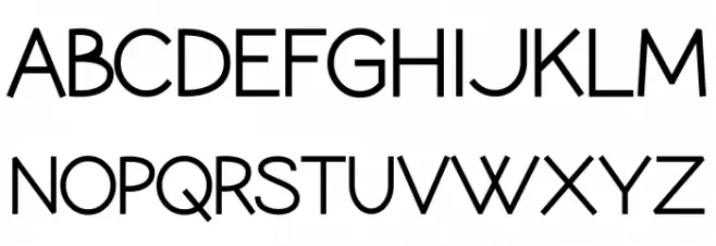 Coamei Bold Schriftart Groß