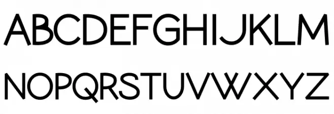 Coamei Extra-Bold Schriftart Groß
