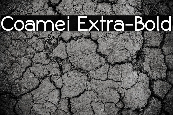 Coamei Extra-Bold Example 2