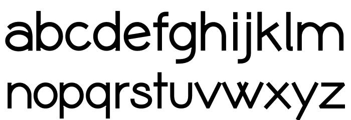 Coamei Extra-Bold Font LOWERCASE