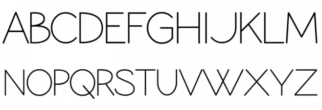 Coamei Light Font Litere mari