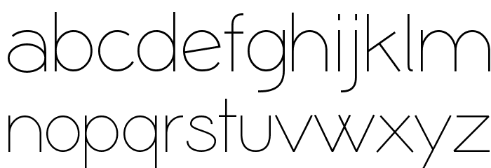 Coamei Light Font LOWERCASE