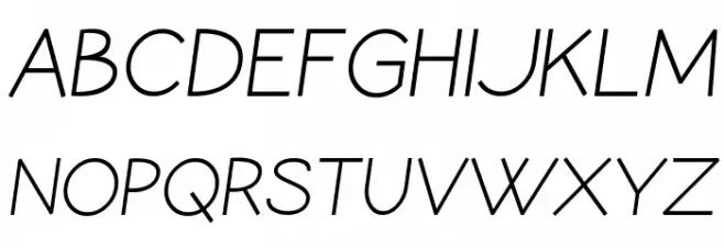 Coamei Regular-Italic خط أحرف كبيرة