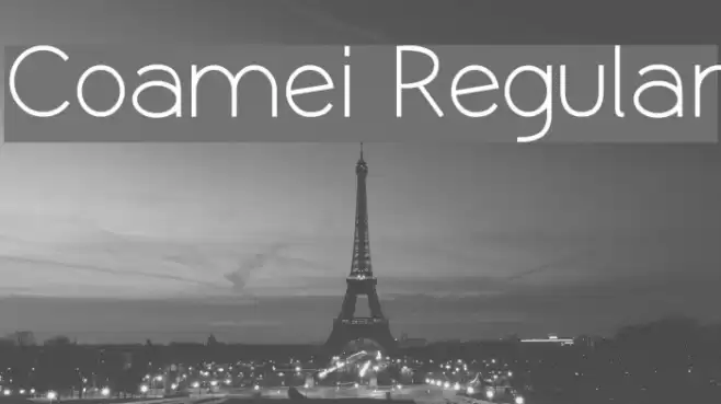 Coamei Regular Font examples