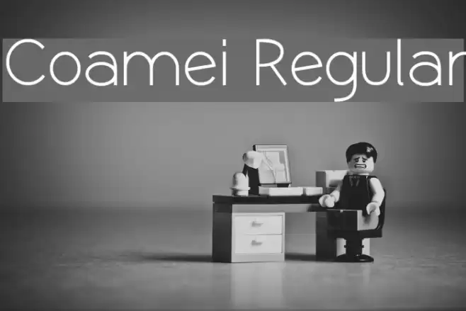 Coamei Regular Font examples