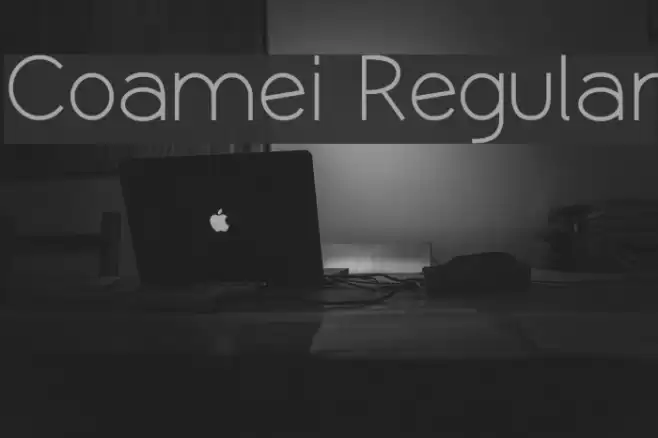 Coamei Regular Font examples