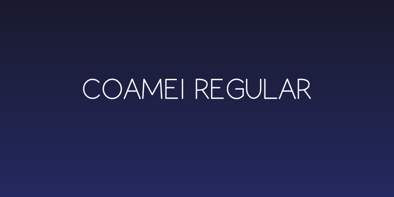Coamei Regular Social Header
