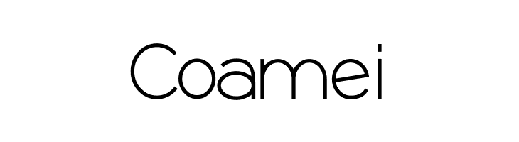 Coamei  font caratteri gratis