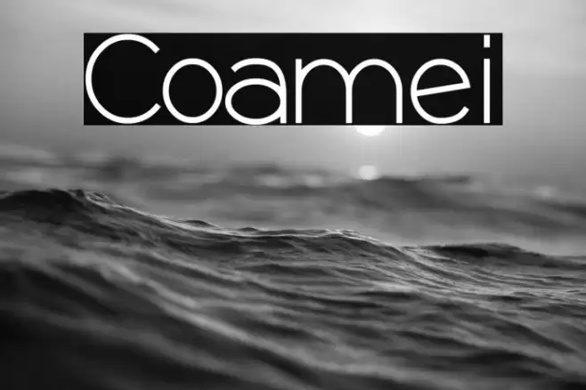 Coamei Font examples
