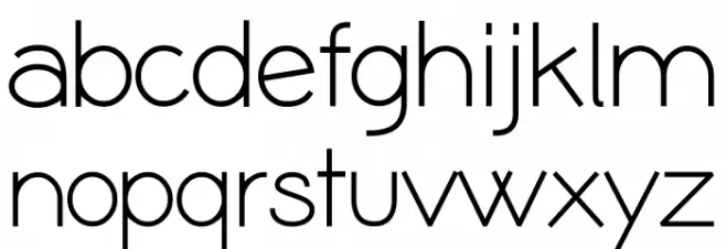 Coamei फ़ॉन्ट लोअरकेस