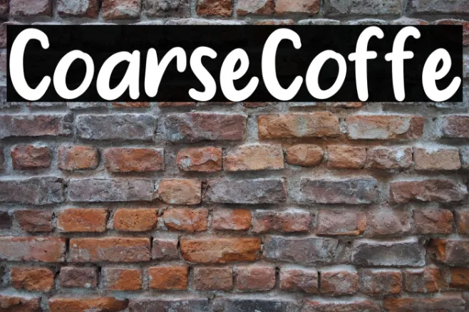 Coarse Coffe Example 1