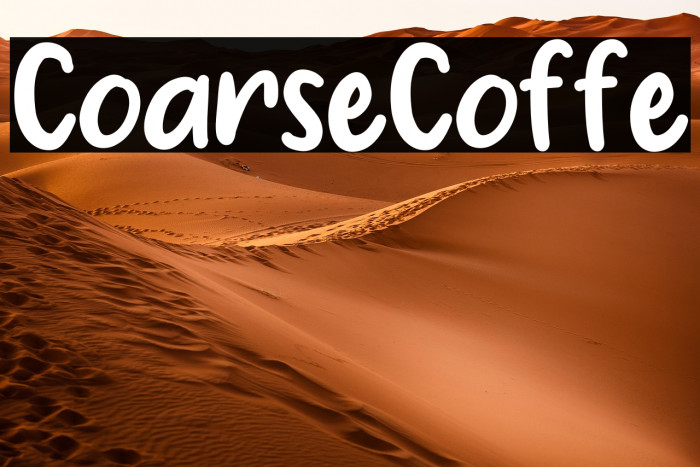 Coarse Coffe Example 3