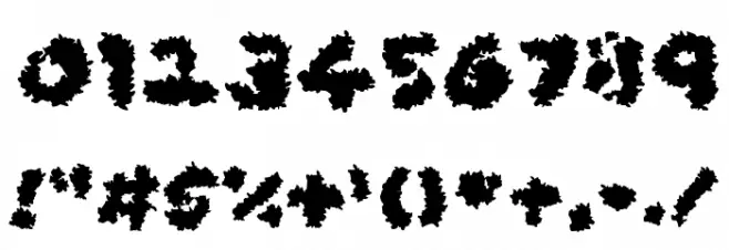 Coarse Fuzz Font OTHER CHARS