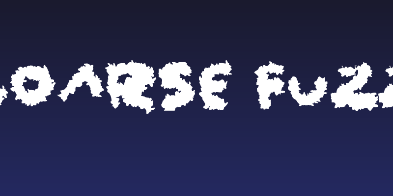 Coarse Fuzz Social Header