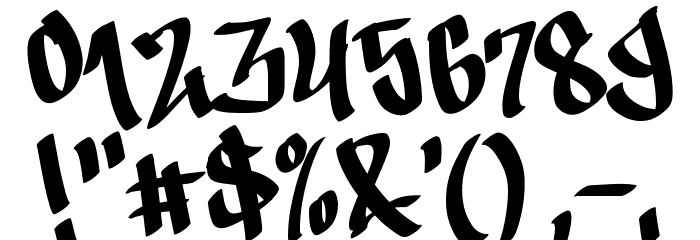Coarse Lime Font OTHER CHARS