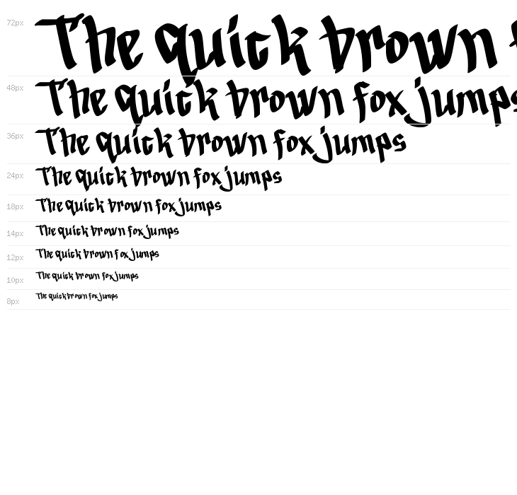 Coarse Lime Waterfall