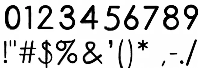 CoarseRounded Font OTHER CHARS
