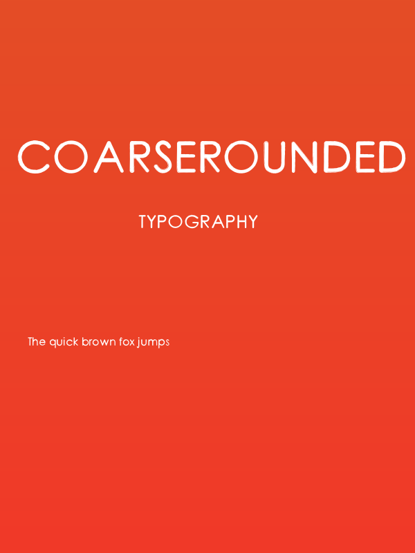 CoarseRounded Poster